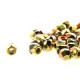 True2™ Czech Fire polished faceted glass beads 2mm - Crystal California gold rush
